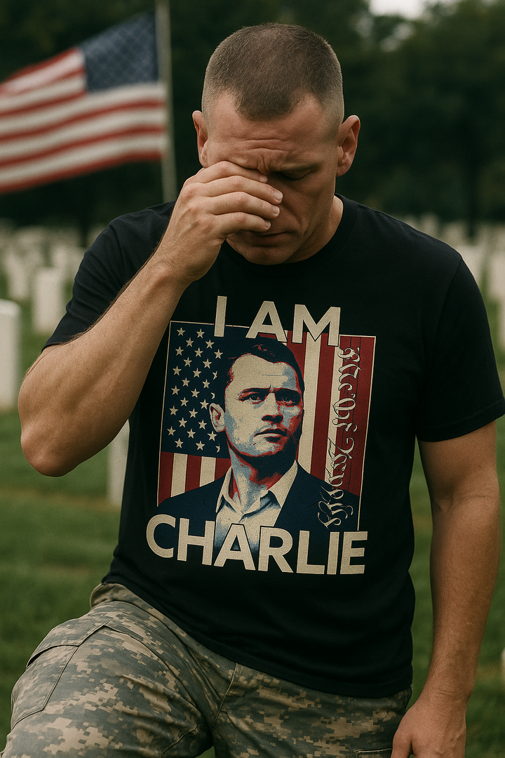 I AM CHARLIE - WE THE PEOPLE - Remember Charlie KIRK Unisex t-shirt