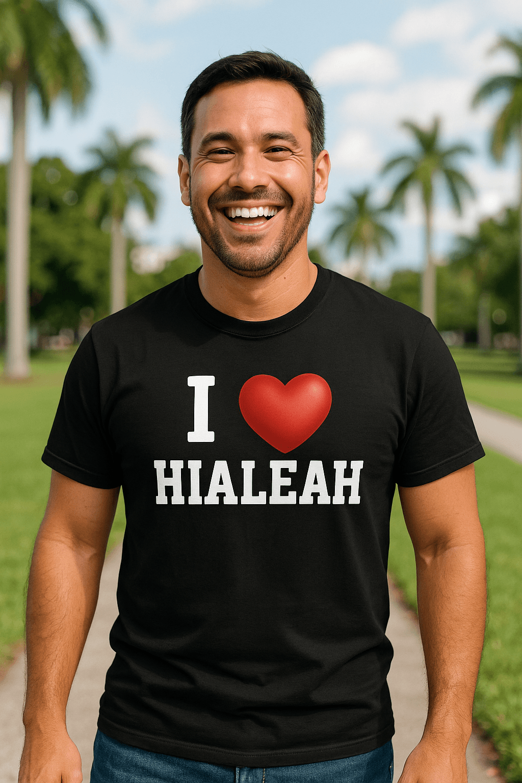 I Love Hialeah - Short-sleeve unisex t-shirt - Miami 305 Shirts
