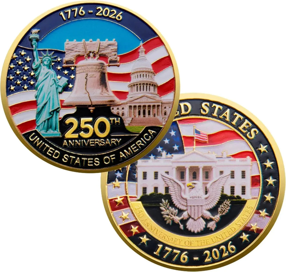 1776 to 2026 United States 250th Anniversary Commemorative Coin USA
