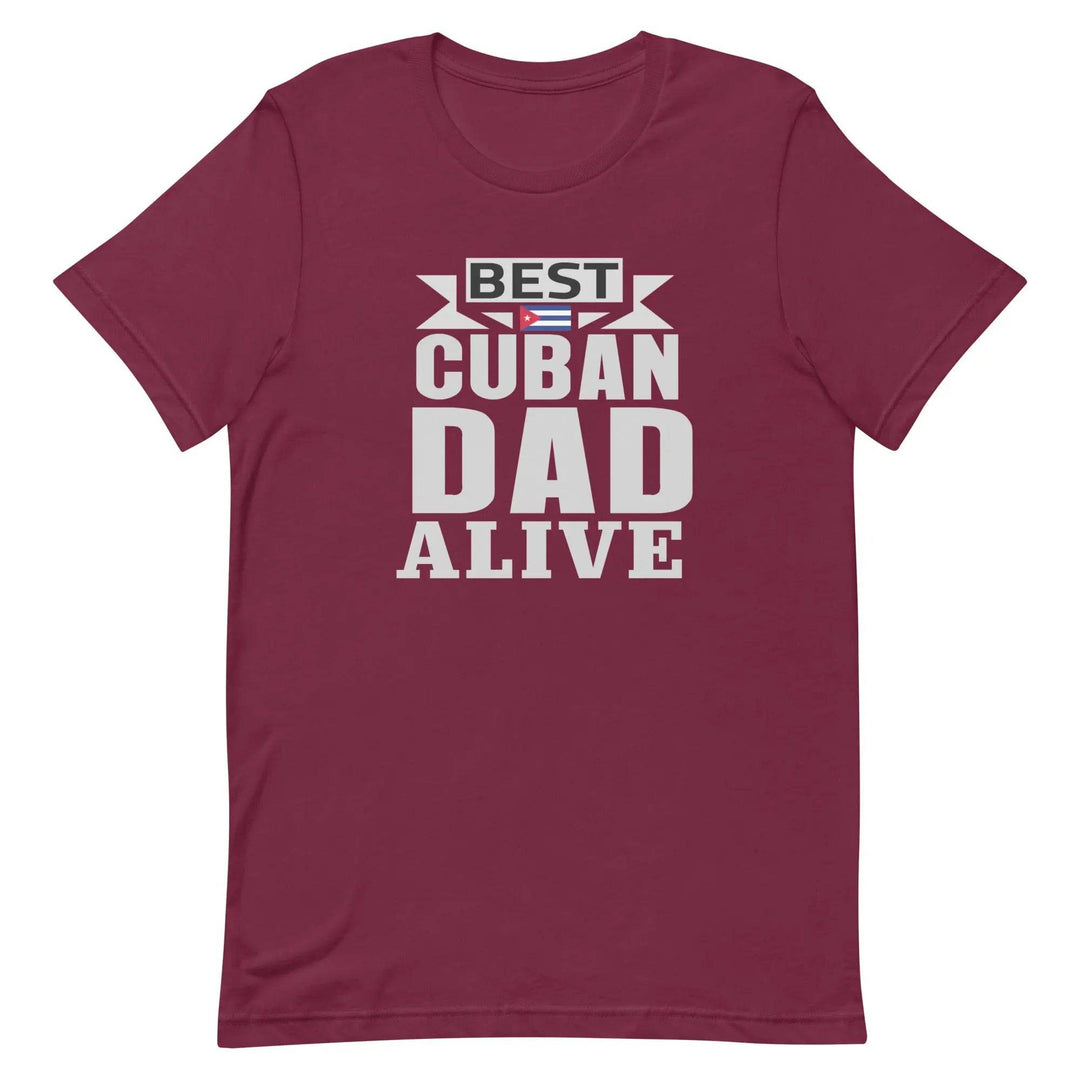 Best Cuban Dad Ever Funny Cuban Pride T-Shirt for Fathers