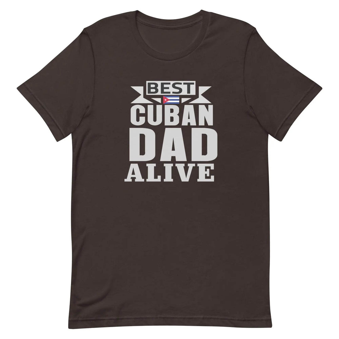 Best Cuban Dad Ever Funny Cuban Pride T-Shirt for Fathers