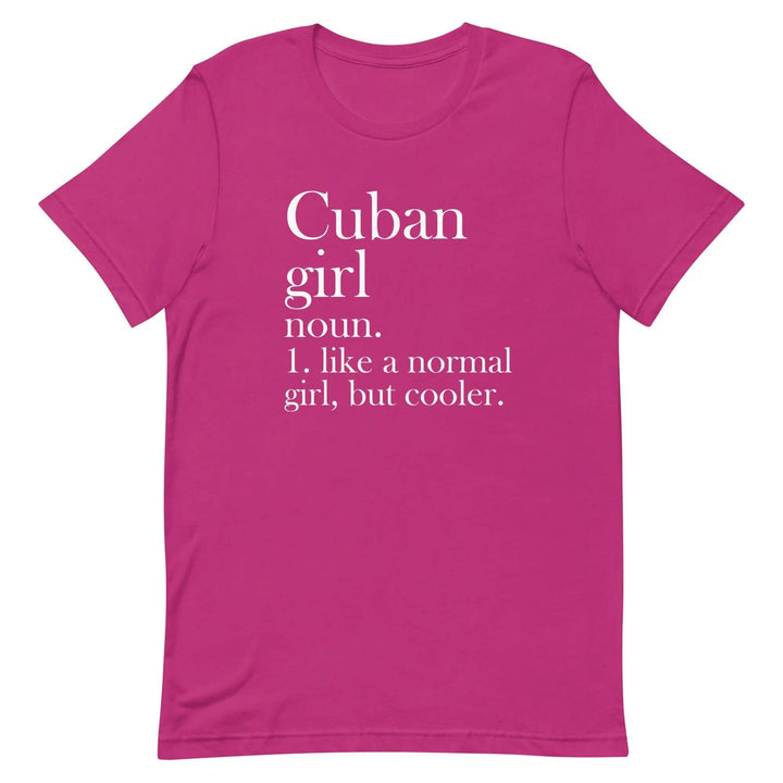 Cuban Girl Unisex T-Shirt for Proud Cuban Women and Latina Pride