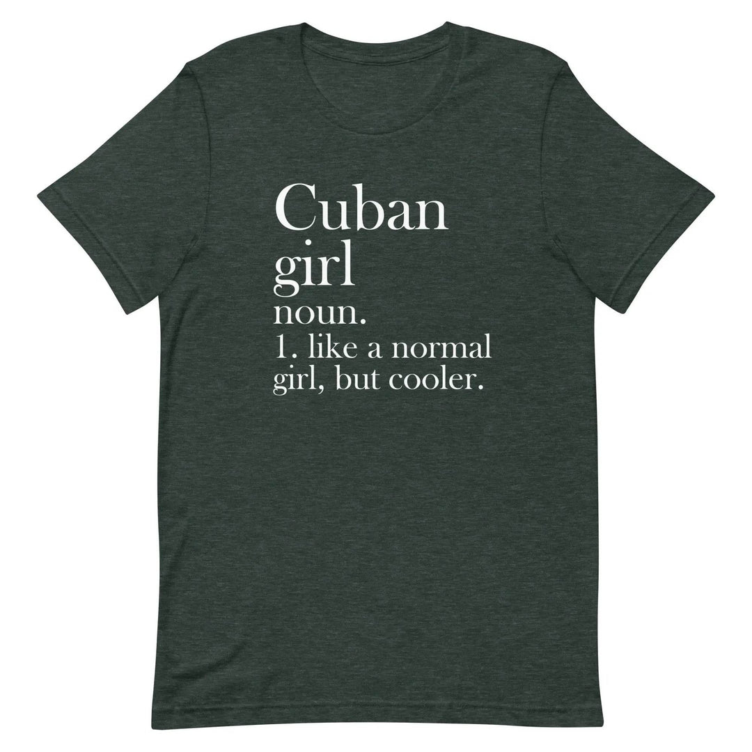 Cuban Girl Unisex T-Shirt for Proud Cuban Women and Latina Pride