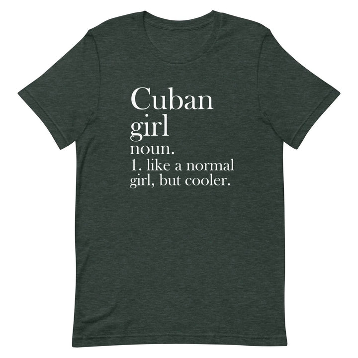 Cuban Girl Unisex T-Shirt for Proud Cuban Women and Latina Pride