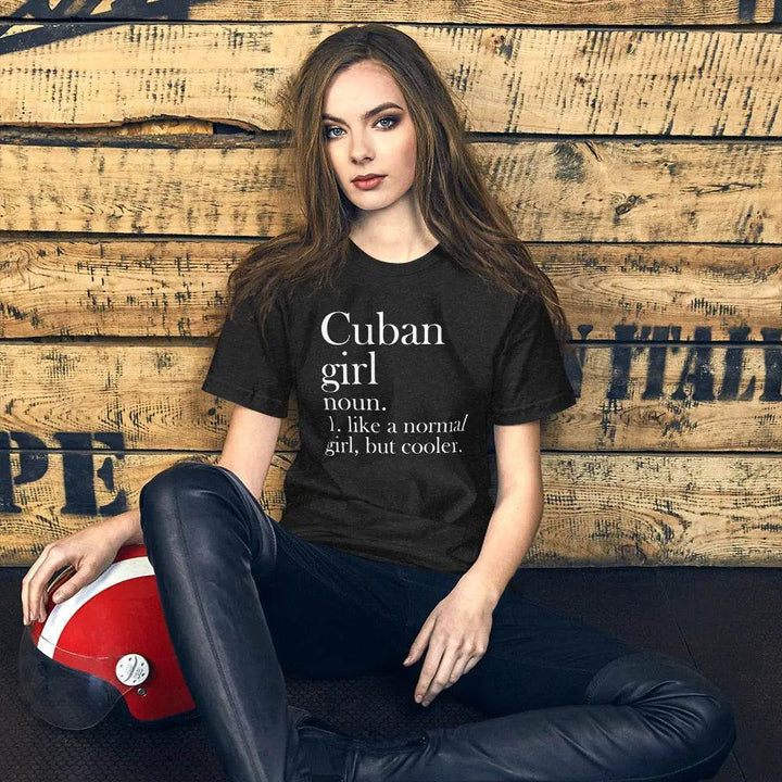 Cuban Girl Unisex T-Shirt for Proud Cuban Women and Latina Pride
