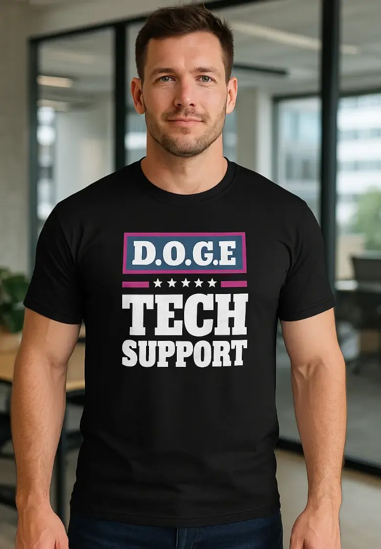 DOGE Tech Support Elon Musk Unisex T-Shirt