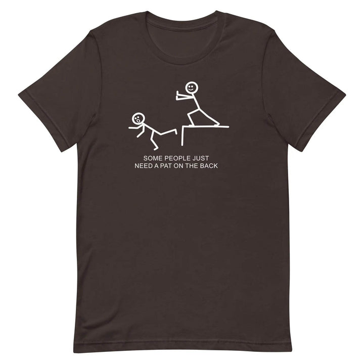 Funny “Pat on the Back” Sarcastic Unisex T-Shirt Gift