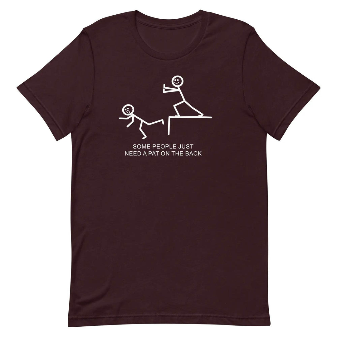 Funny “Pat on the Back” Sarcastic Unisex T-Shirt Gift