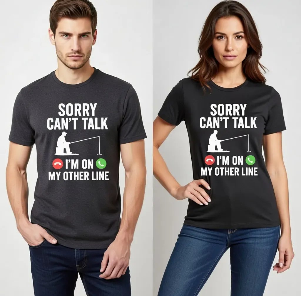 Funny Phone Call T Shirt Sorry I Can&