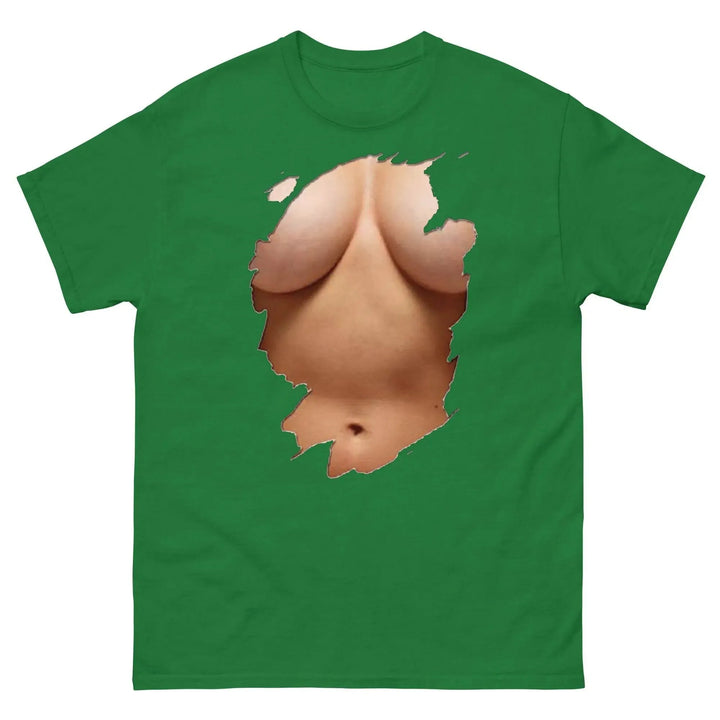 Funny Sarcastic T-Shirt Fully Clothed But Looks Almost Naked
