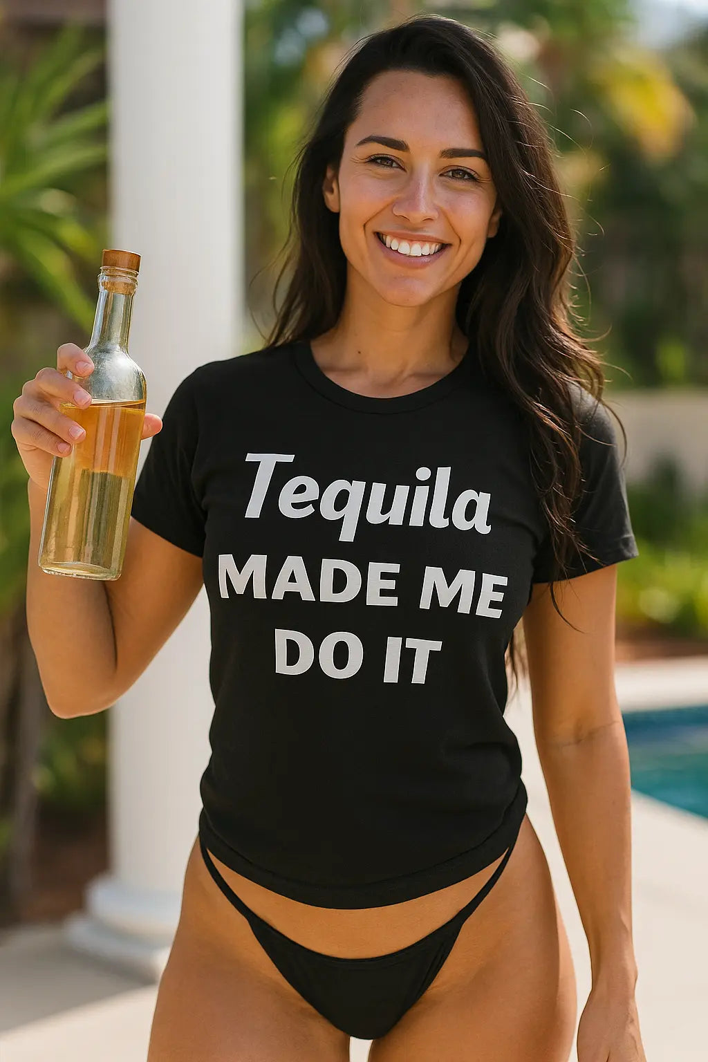 Funny “Tequila Made Me Do It” Unisex T-Shirt – Drinking Party Shirt