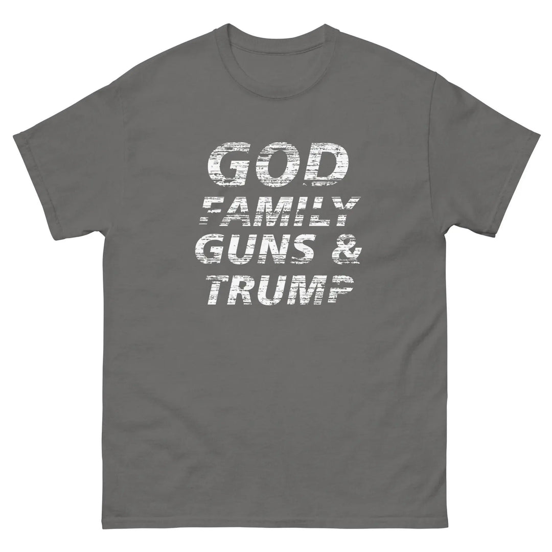God Family Guns and Trump T-Shirt