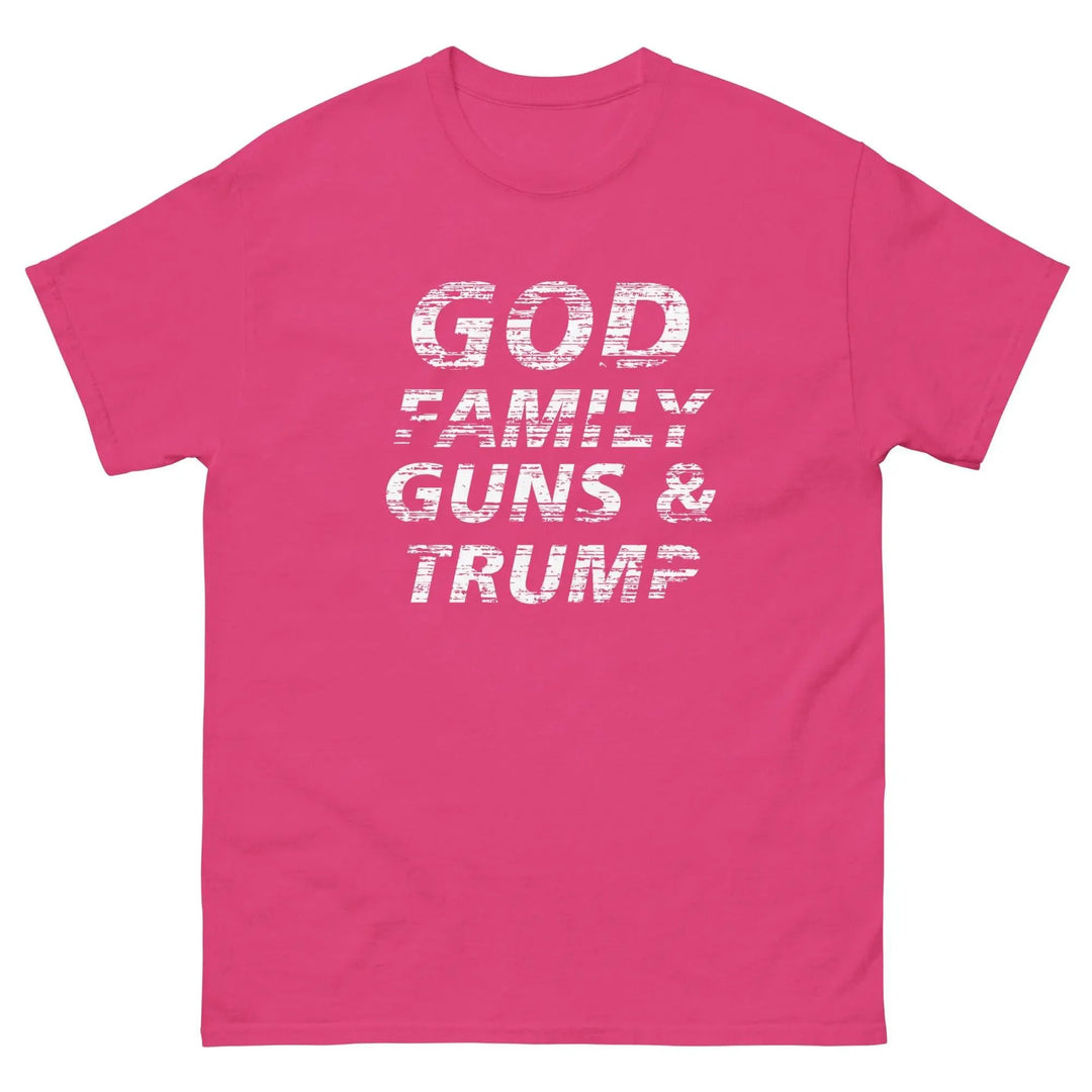 God Family Guns and Trump T-Shirt