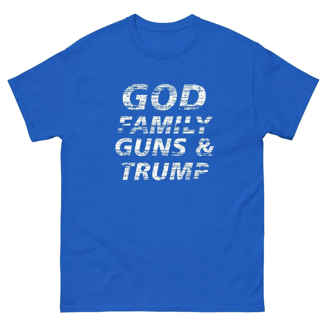 God Family Guns and Trump T-Shirt