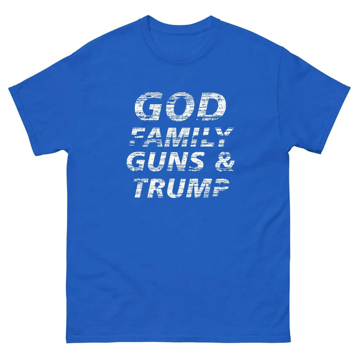 God Family Guns and Trump T-Shirt