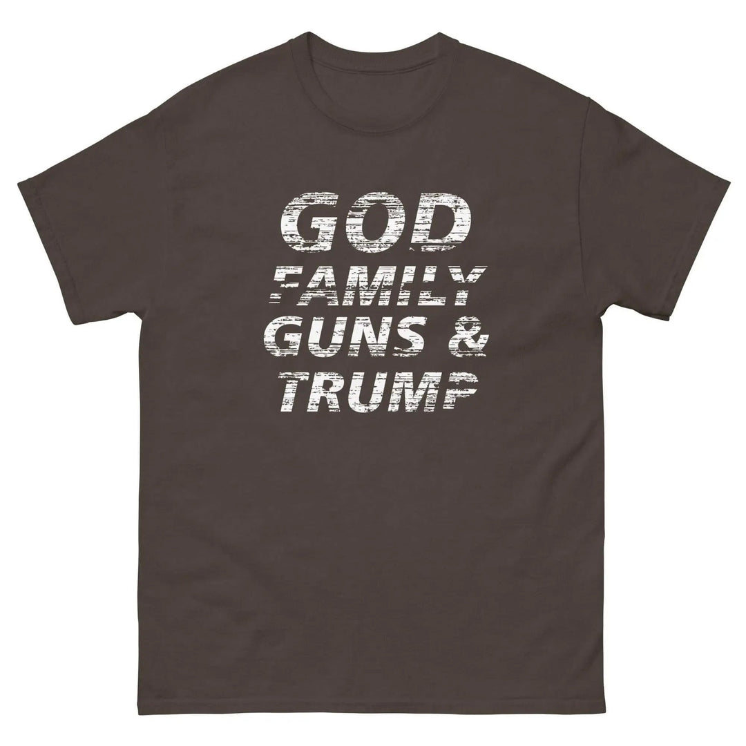 God Family Guns and Trump T-Shirt