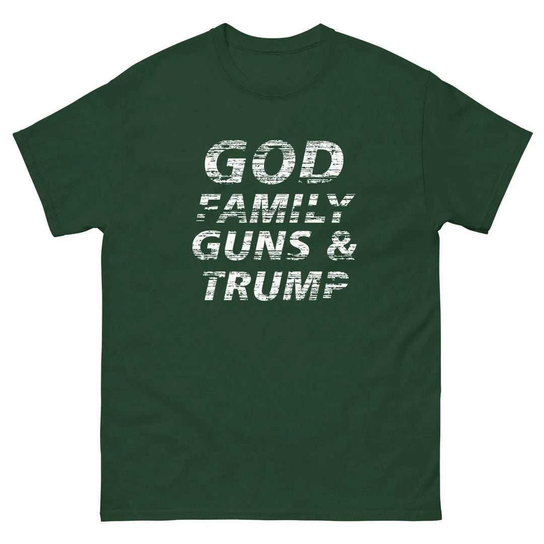 God Family Guns and Trump T-Shirt