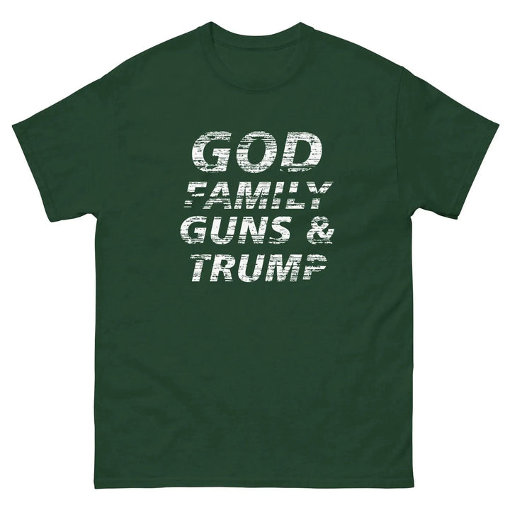 God Family Guns and Trump T-Shirt