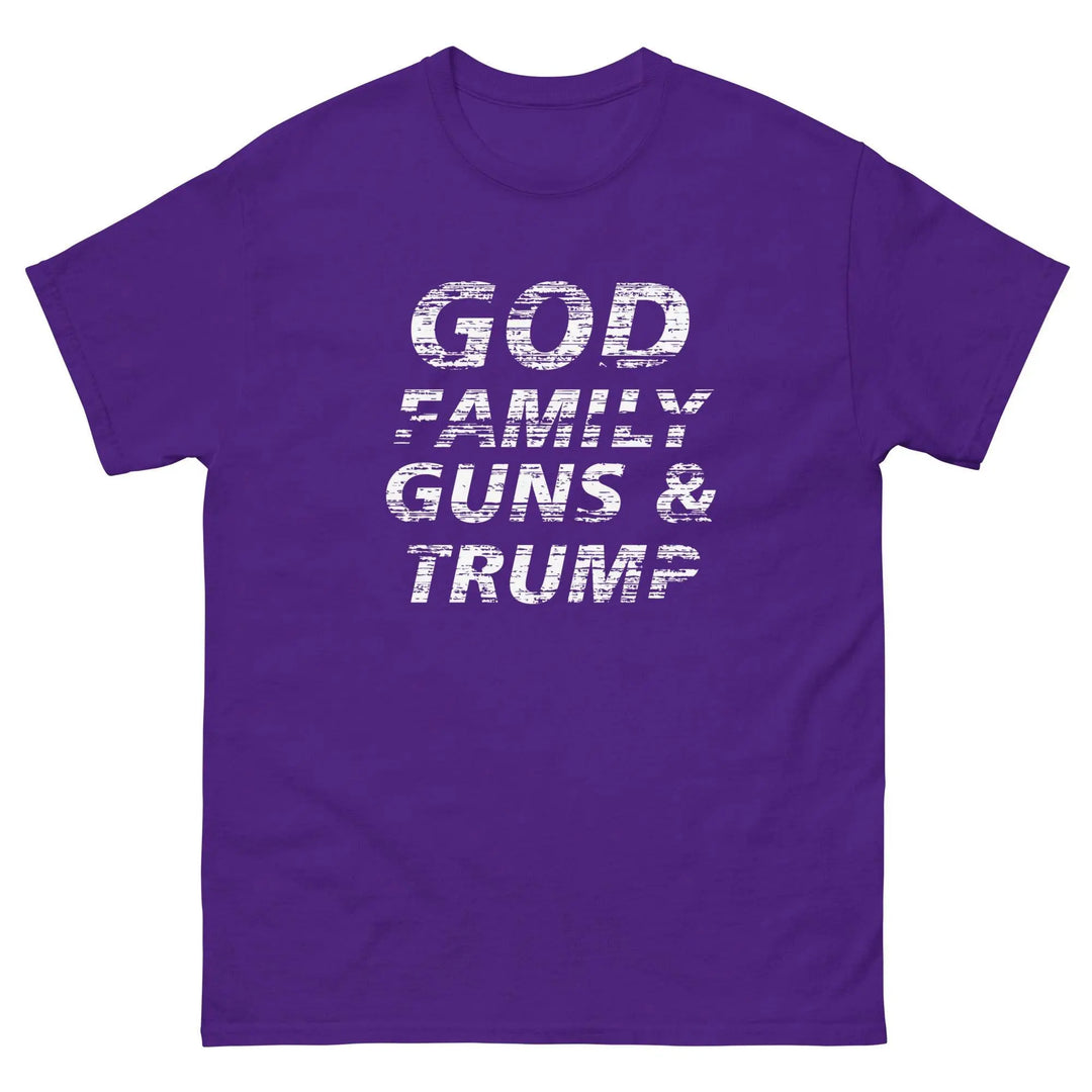 God Family Guns and Trump T-Shirt