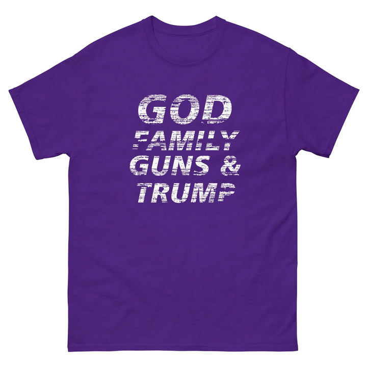 God Family Guns and Trump T-Shirt