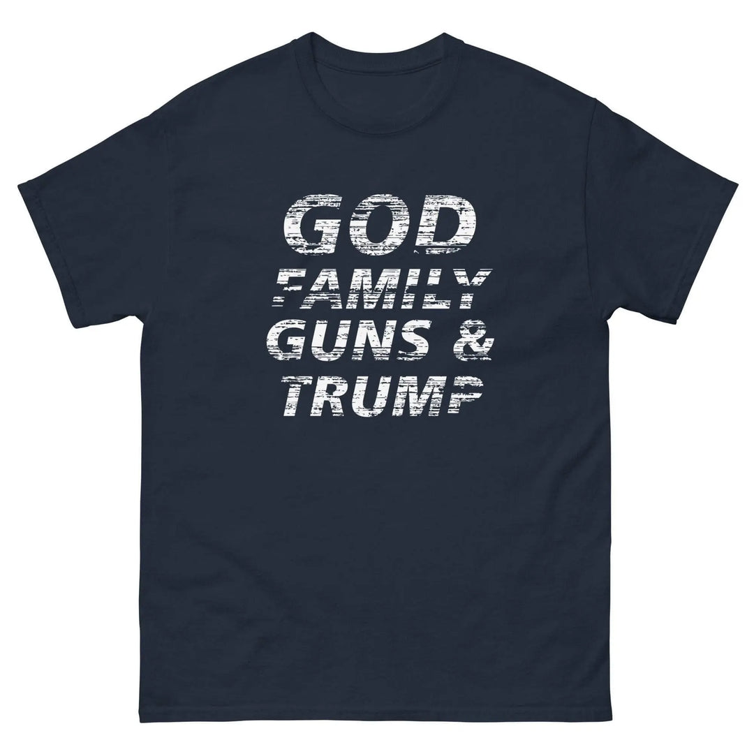God Family Guns and Trump T-Shirt