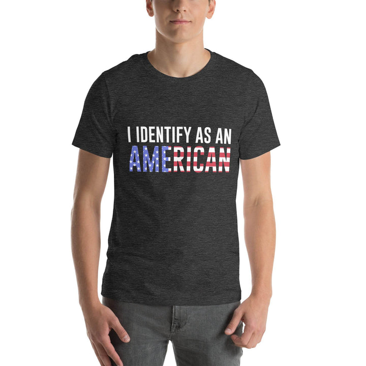 I Identify As American Funny Patriotic T-Shirt