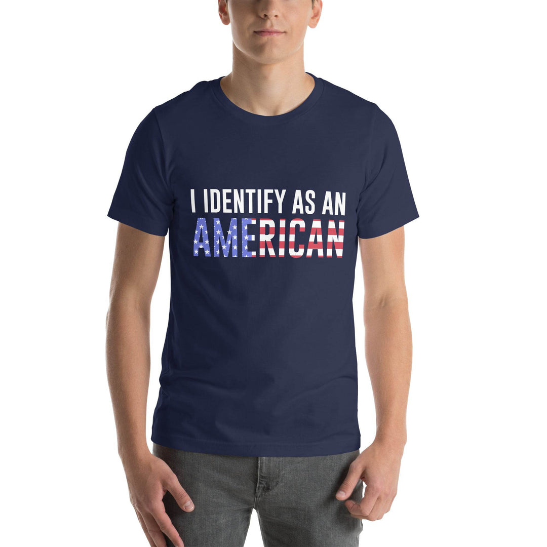 I Identify As American Funny Patriotic T-Shirt