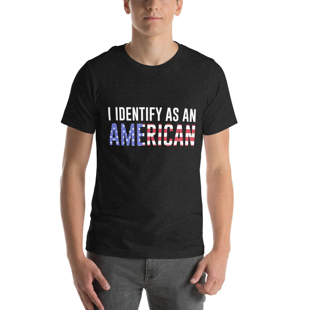 I Identify As American Funny Patriotic T-Shirt