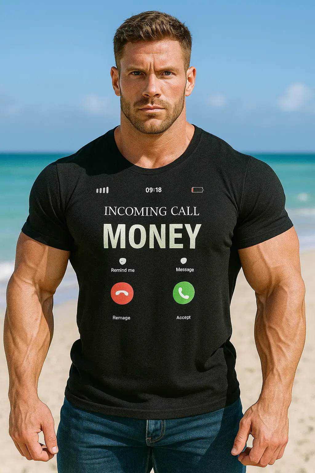 “Incoming Call: Money” Unisex T-Shirt – Hustle &amp; Grind Streetwear