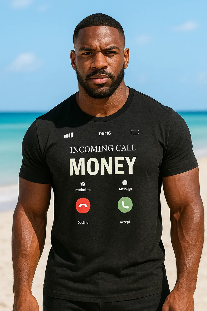 “Incoming Call: Money” Unisex T-Shirt – Hustle &amp; Grind Streetwear