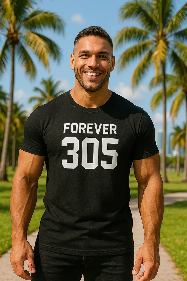 Made in the 305 Miami T-Shirt – Miami Born &amp; Raised Streetwear Tee for Locals