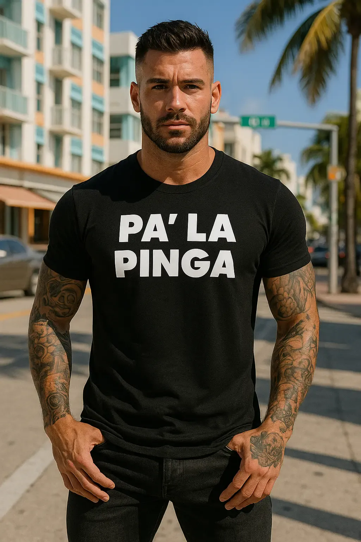 Pa’ La Pinga T-Shirt – Funny Cuban Slang Tee with Spanglish Attitude &amp; Island Flavor