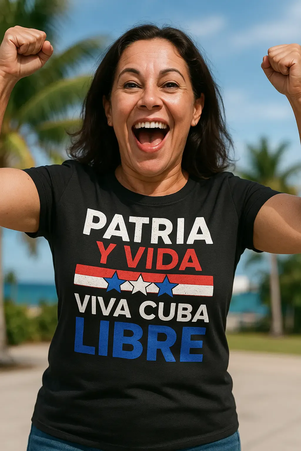 Patria y Vida – Viva Cuba Libre T-Shirt – Cuban Freedom Protest Unisex Tee for Men & Women