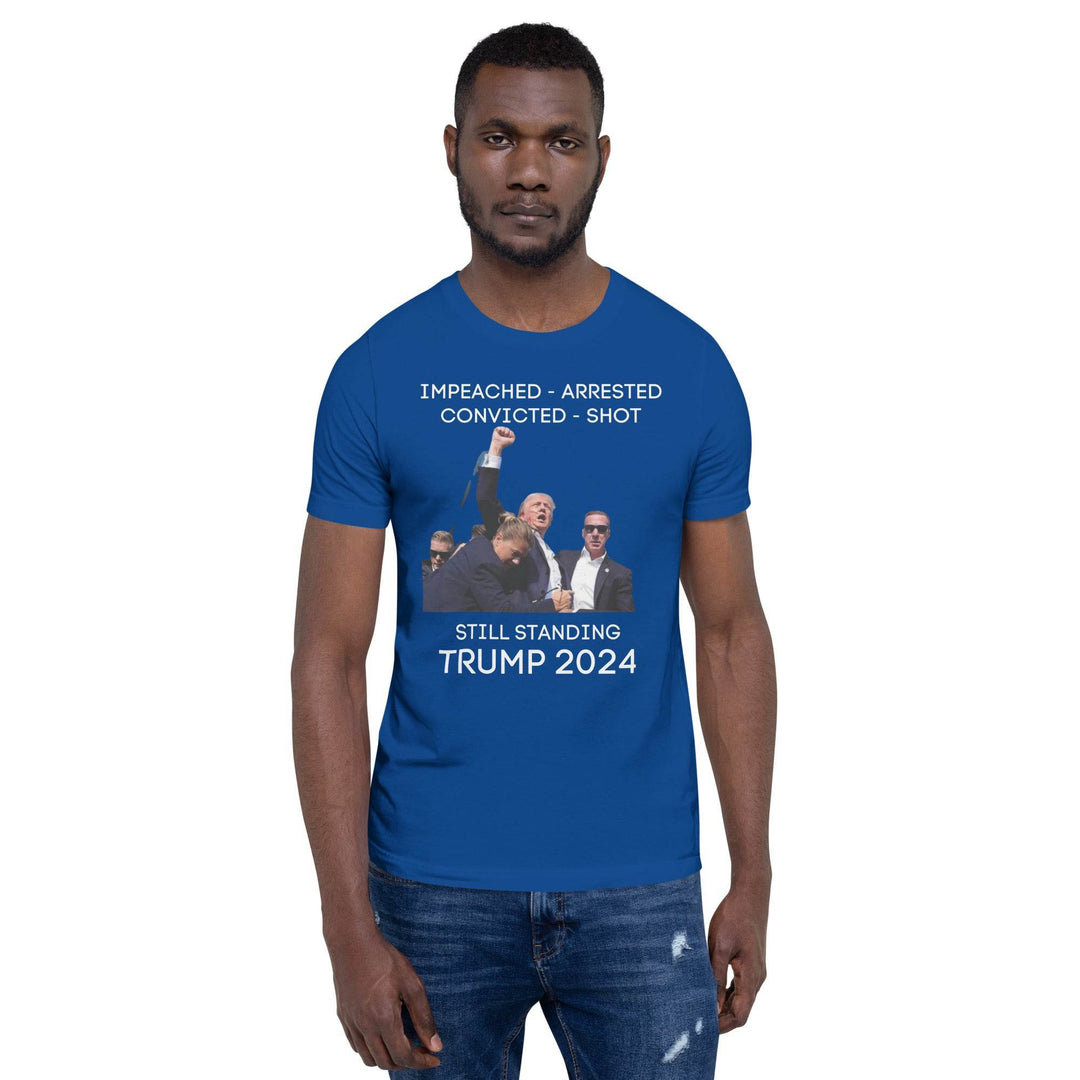 Trump 2024 Impeached Arrested Convicted Shot Unisex T-Shirt
