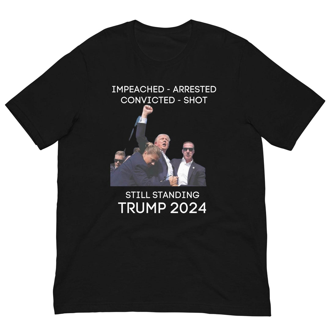 Trump 2024 Impeached Arrested Convicted Shot Unisex T-Shirt