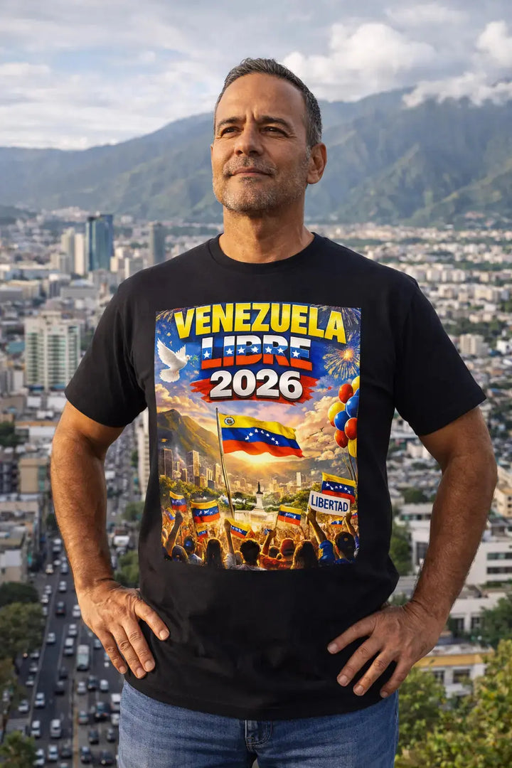 Venezuela Libre 2026 Shirt Venezuelan Freedom Full Political T Shirt Unisex Tee