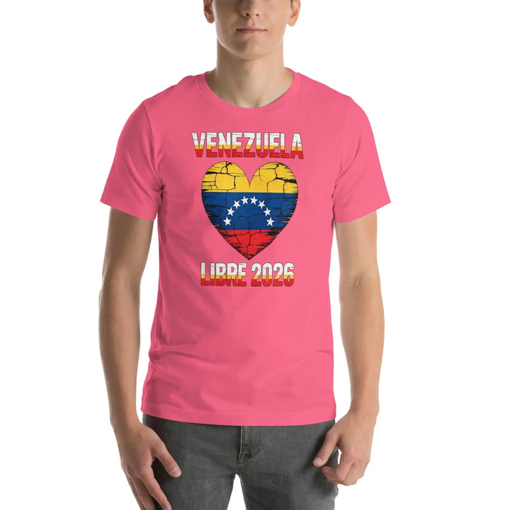 Venezuela Libre 2026 Shirt Venezuelan Freedom Political T Shirt Unisex Tee