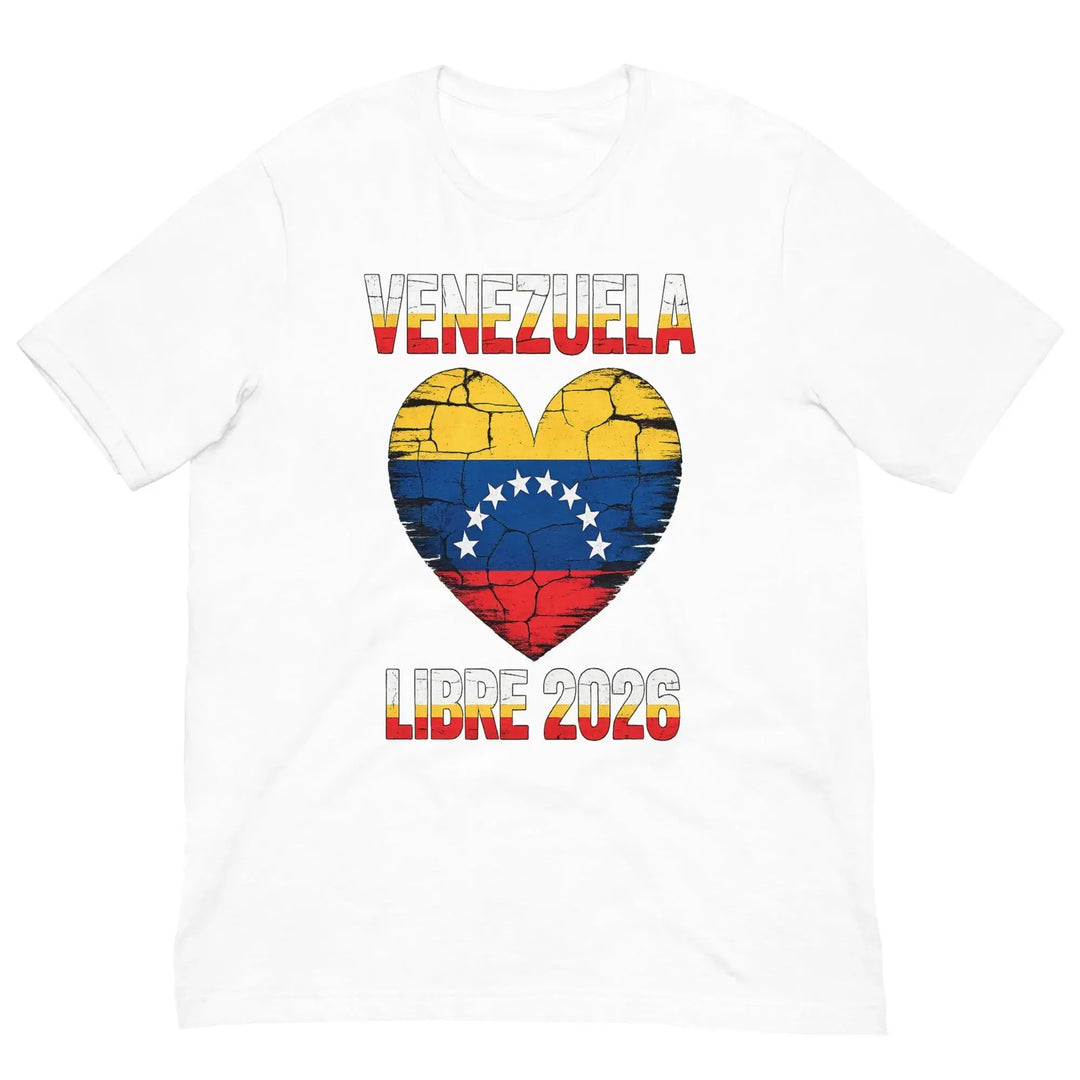 Venezuela Libre 2026 Shirt Venezuelan Freedom Political T Shirt Unisex Tee
