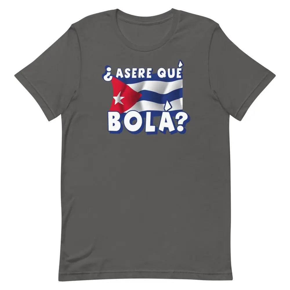 Acere Qué Bolá T-Shirt – Cuban Slang Graphic Tee for Miami Street Culture &amp; Latin Flavor