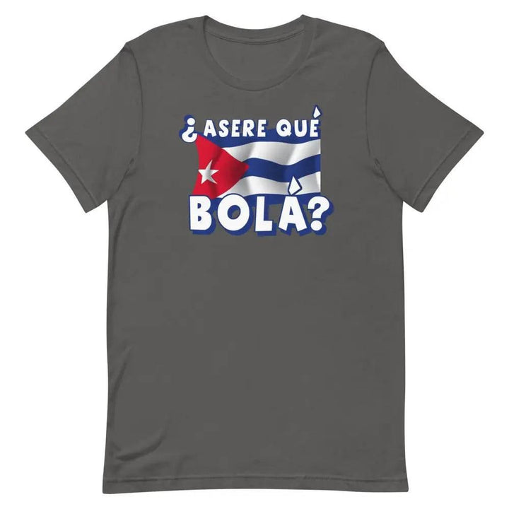 Acere Qué Bolá T-Shirt – Cuban Slang Graphic Tee for Miami Street Culture &amp; Latin Flavor