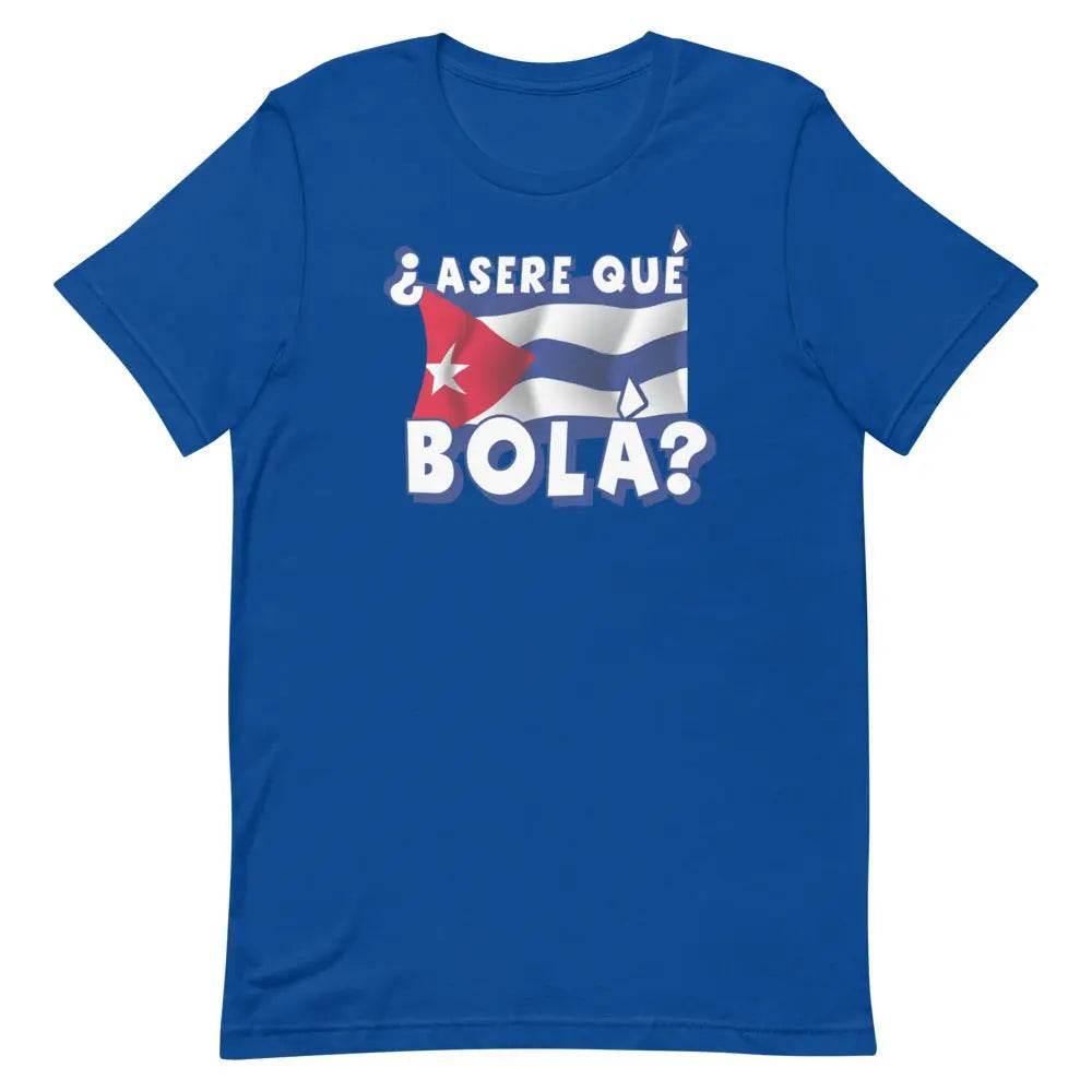 Acere Qué Bolá T-Shirt – Cuban Slang Graphic Tee for Miami Street Culture &amp; Latin Flavor