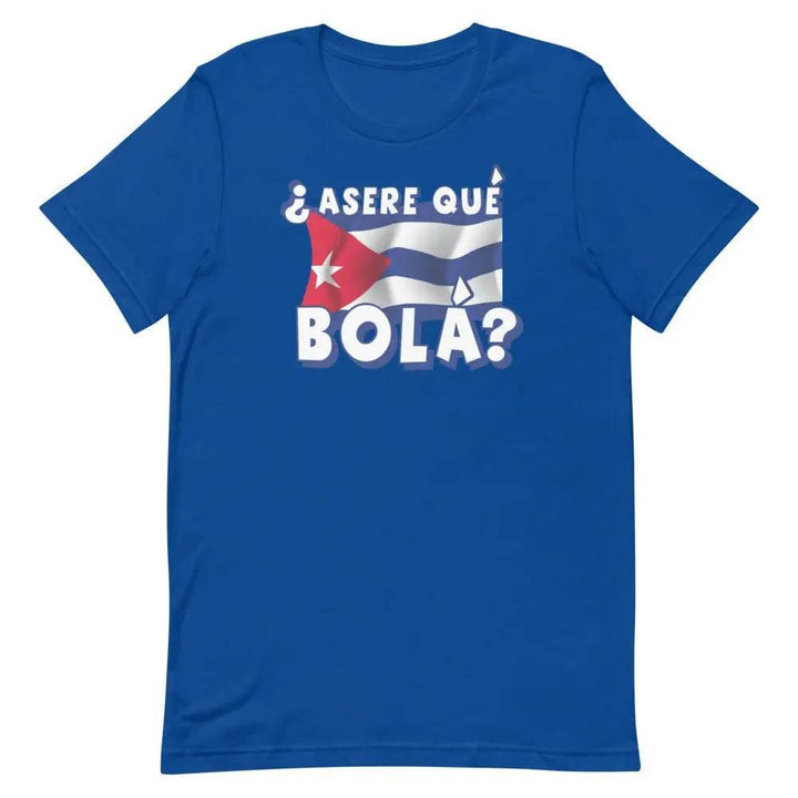 Acere Qué Bolá T-Shirt – Cuban Slang Graphic Tee for Miami Street Culture &amp; Latin Flavor