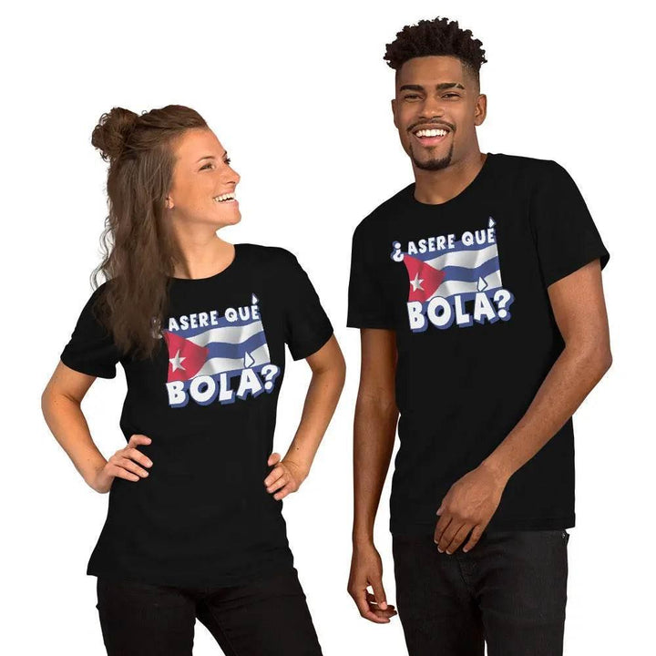 Acere Qué Bolá T-Shirt – Cuban Slang Graphic Tee for Miami Street Culture &amp; Latin Flavor