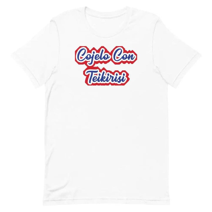 Cójelo con Teikirisi T-Shirt – Funny Cuban Spanglish Saying Tee for 305 Locals &amp; Miami Fans