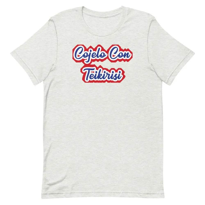Cójelo con Teikirisi T-Shirt – Funny Cuban Spanglish Saying Tee for 305 Locals &amp; Miami Fans