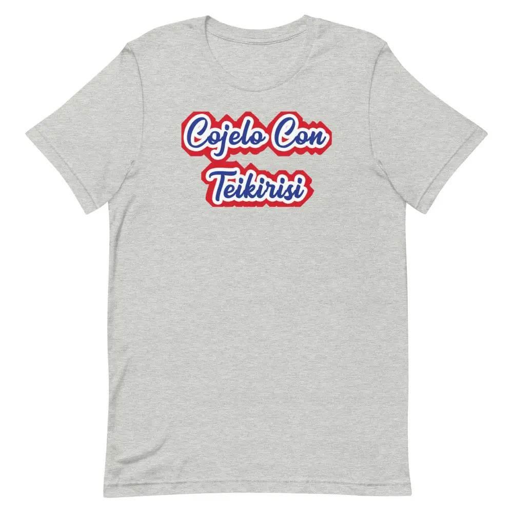 Cójelo con Teikirisi T-Shirt – Funny Cuban Spanglish Saying Tee for 305 Locals &amp; Miami Fans
