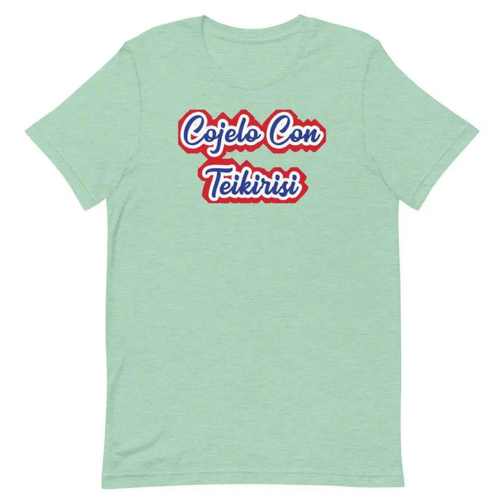 Cójelo con Teikirisi T-Shirt – Funny Cuban Spanglish Saying Tee for 305 Locals &amp; Miami Fans