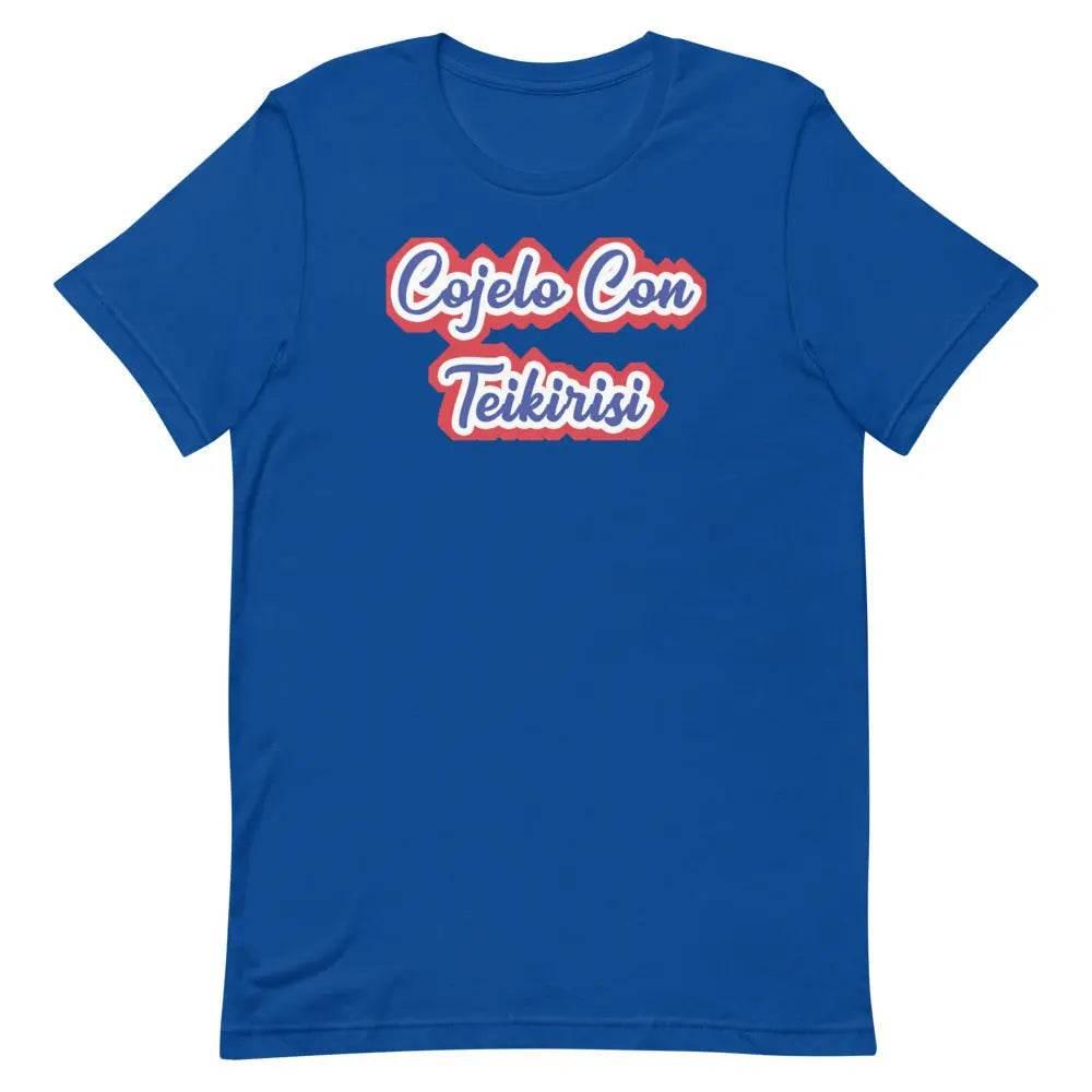Cójelo con Teikirisi T-Shirt – Funny Cuban Spanglish Saying Tee for 305 Locals &amp; Miami Fans