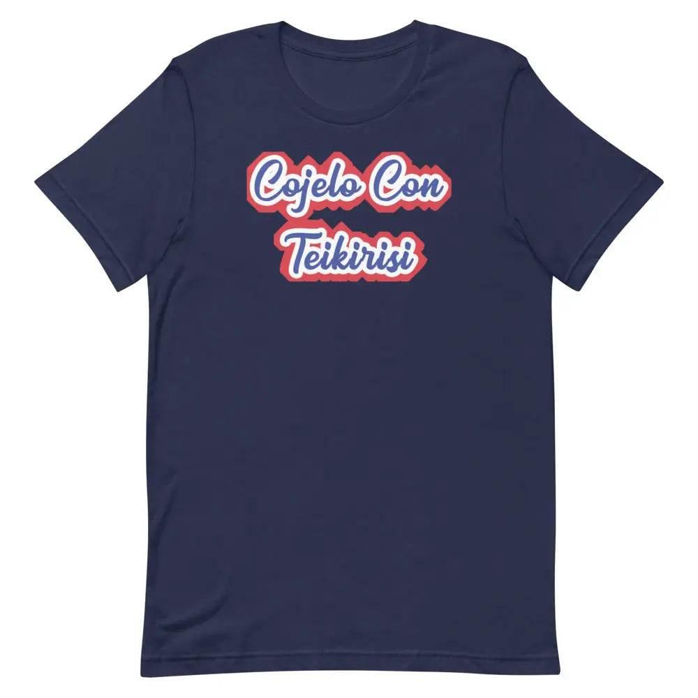 Cójelo con Teikirisi T-Shirt – Funny Cuban Spanglish Saying Tee for 305 Locals &amp; Miami Fans