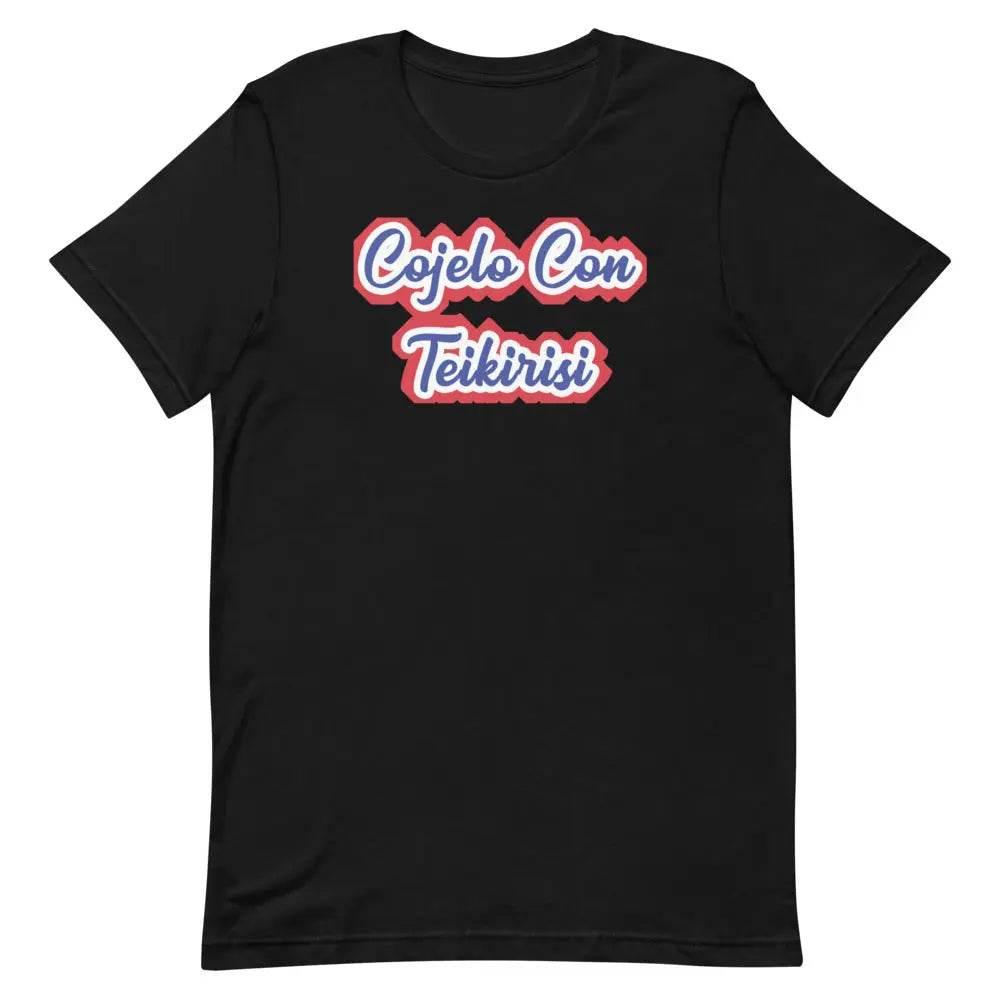 Cójelo con Teikirisi T-Shirt – Funny Cuban Spanglish Saying Tee for 305 Locals &amp; Miami Fans